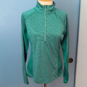 Women’s Teal Quarter-Zip Active Pullover